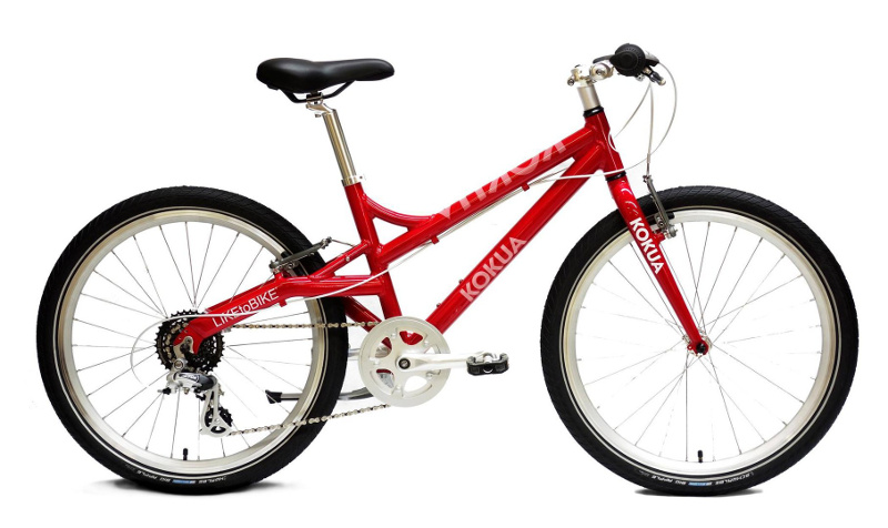 Rower dla dzieci KOKUA LIKEtoBIKE, koła 24 cale, kolor czerwony