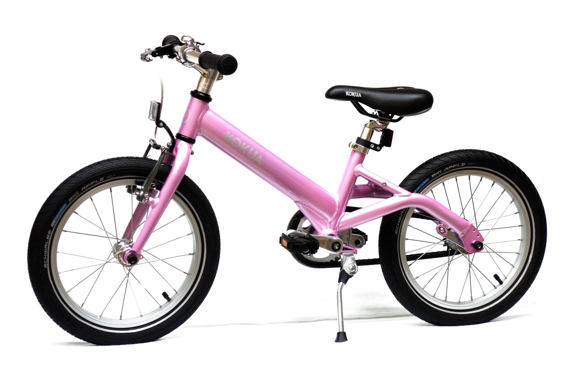 Rowerek LIKEtoBIKE 16" kolor różowy, hamulec w piaście